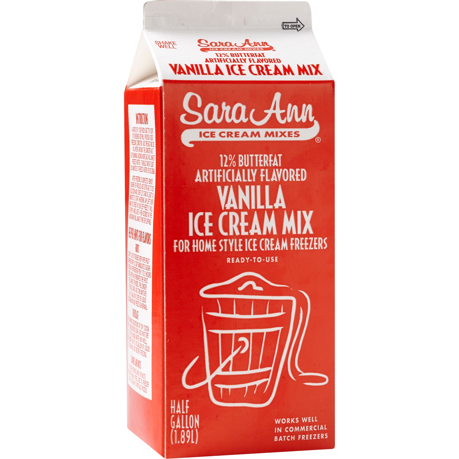 001762 ICE CREAM SOFT MIX LIQUID