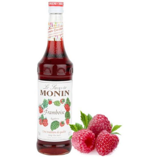 004016 SYRUP RASBERRY 550ML/BTL