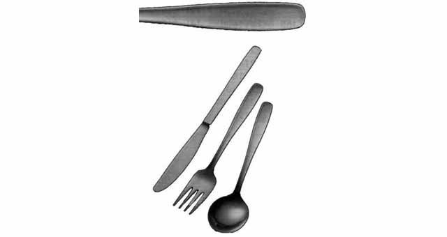 170160 DINNER KNIFE 18-CHROME STAINLESS STEEL PLAIN HANDLE