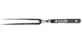 172506 MEAT FORK STAINLESS STEEL WITH WOODEN HANDLE 300MM