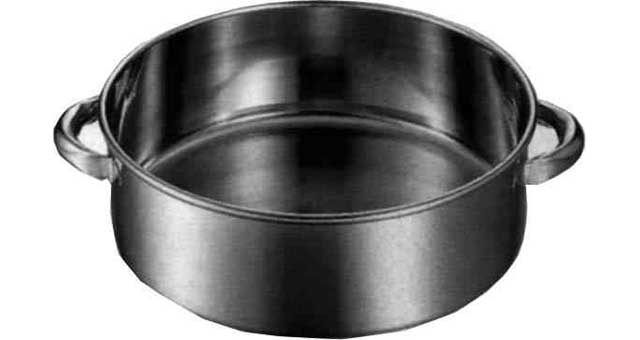 173480 WASH BASIN STAINLESS STEEL, 390MM DIAM 15LTR