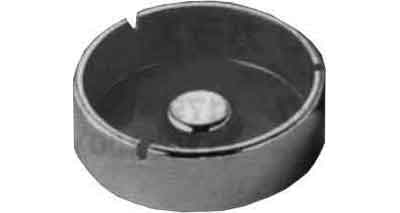 174320 ASH TRAY PLASTIC PLAIN, DIAM 180MM