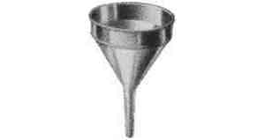 232605 OIL FUNNEL GALV W/STRAINER, 225MM DIAM