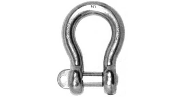 233608 SHACKLE BOW EYE BOLT S. STEEL, BC 20MM SWL 2.5TON