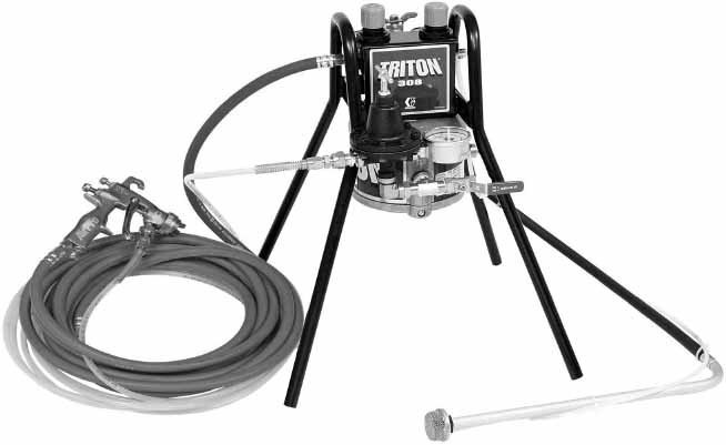 270826 SPRAYER GRACO TRITON S.ST HAND, STAND MOUNT CONVENTION 233476