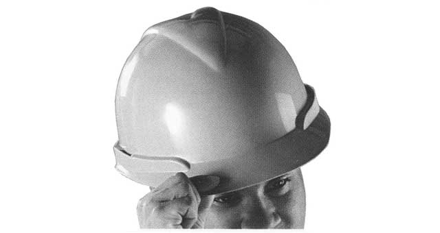 310202 HELMET SAFETY LATERAL PROTECT, POLYETHLENE WHITE