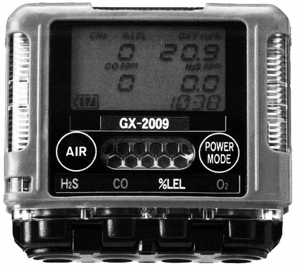 330520 MONITOR MULTI TOXIC GAS, PERSONAL RIKEN GX-3R