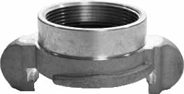 ADAPTER ALUM NAKAJIMA 2-1/2", LUG 91MM/THREAD 2" BSP FEMALE