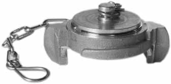 CAP FIRE HOSE COUPLING ALUMI, NAKAJIMA 2-1/2" LUG SIZE 91MM