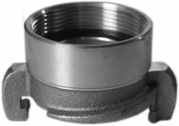 ADAPTER COUPLING BRASS KR, 2" LUG 84MM THREAD BSP FEMALE
