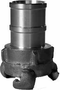 COUPLING HOSE BRASS ROTA 3, LUGS/2-1/2" HOSE END 63MM