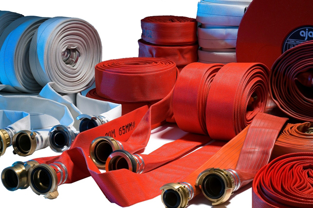 HOSE FIRE W/PREFIT COPUPLING, NAKAJIMA ALUMI RED 38MMX20MTR