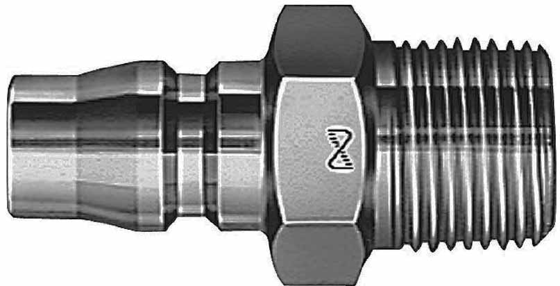 351347 COUPLER QUICK-CONNECT BRASS, 800PM R-1