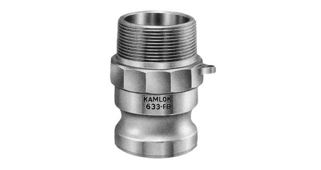 351756 COUPLING CAM&GROOVE ALUM ALLOY, F PLUG W/MALE THREAD 2