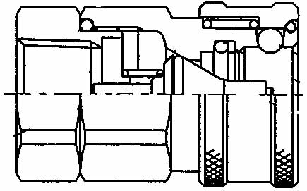 352323 COUPLING QUICK STEEL COUPLER, PHC12-12FSO FEMALE 3/4 PHVALVE
