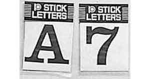 473171 CHARACTER SELF ADHESIVE VINYL, WHITE K 50MM 10'S/PKT