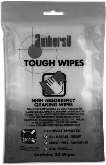 550283 WIPE HAND CLEANING TOUGH WIPES, 30'S/PKT