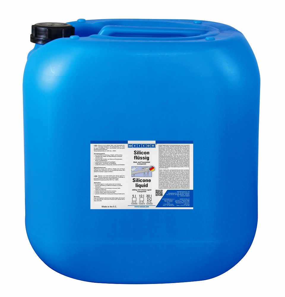 551598 AGENT SILICONE SLIDING AND, RELEASE WEICON 30LTR