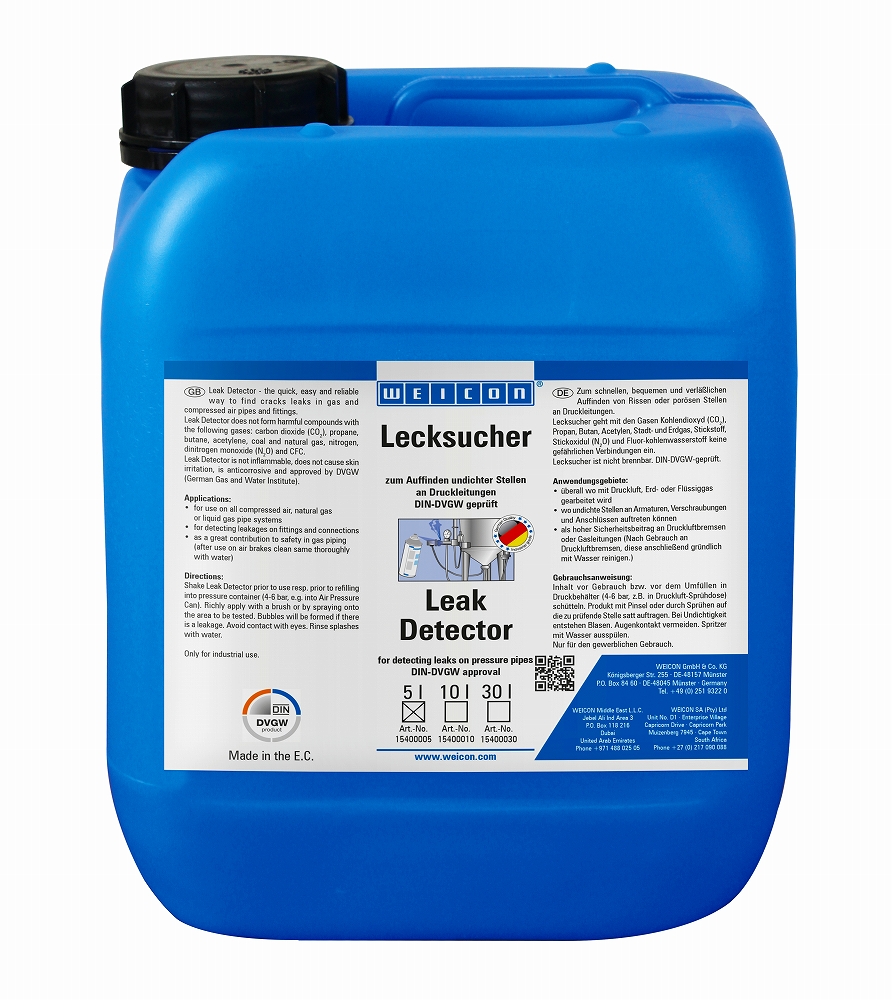 551631 LIQUIDS LEAK DETECTOR, WEICON 5LTR