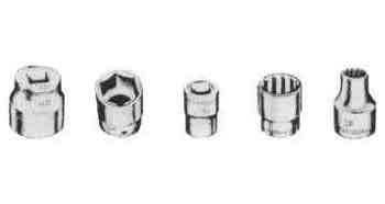 610237 SOCKET WRENCH 12-POINT, 9.5MM/SQ DRIVEX13/16