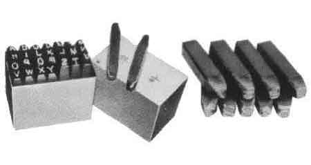 613102 LETTER SET STEEL ALPHABET 27'S, 2MM