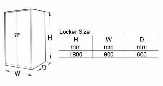 613864 MASTER TOOLS & PARTS LOCKER, MTL-6004 H1800XW900XD600MM