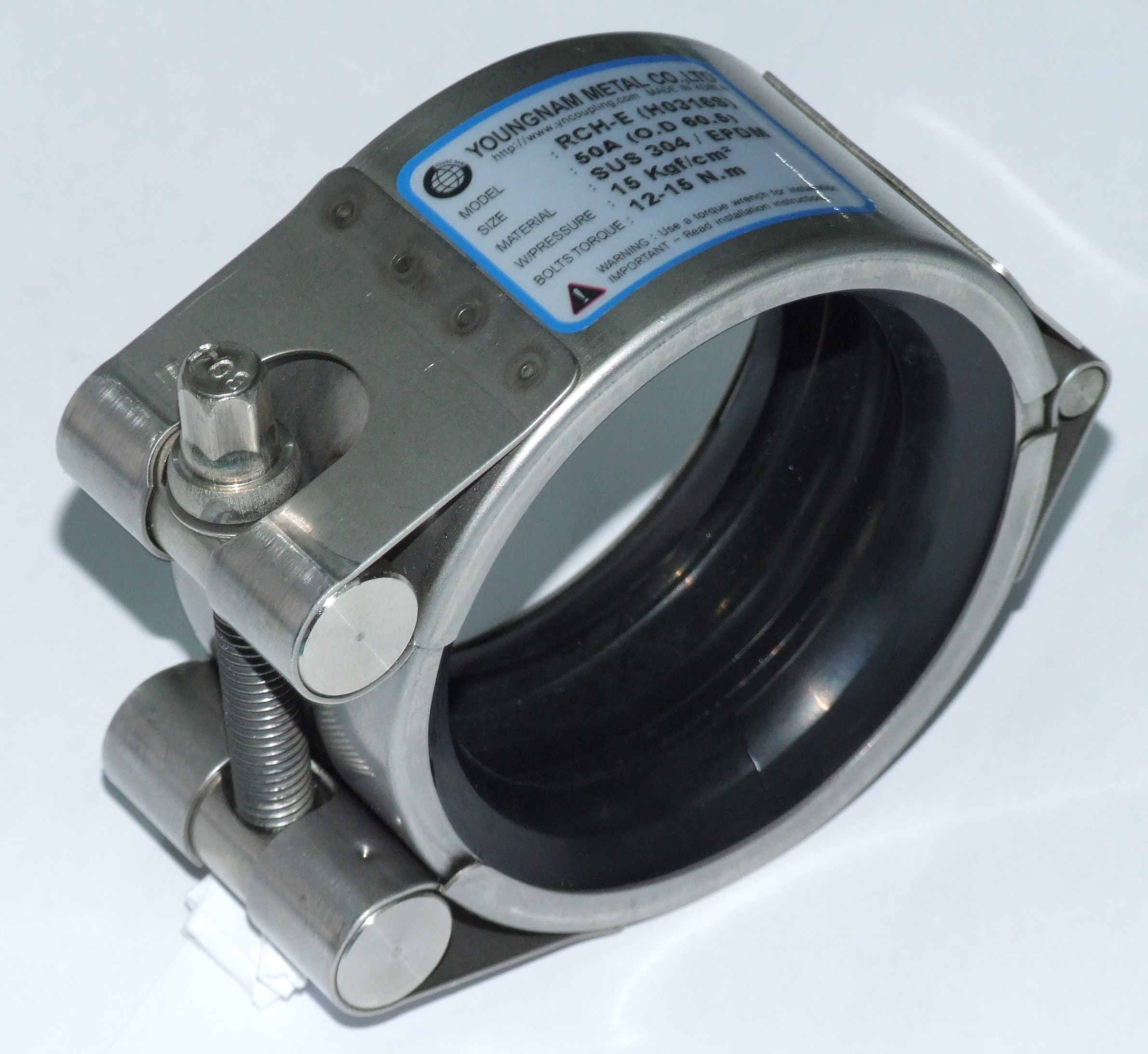 614041 CLAMP REPAIR FOR ELBOW PIPE, 350A EPDM W/P:10KGF/CM2