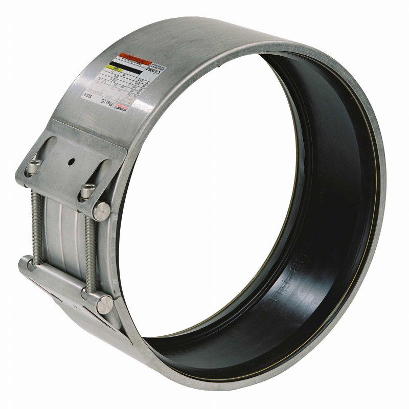 614163 PIPE COUPLING STRAUB FLEX-TYPE, 100A RUBBER (NBR) SLEEVE