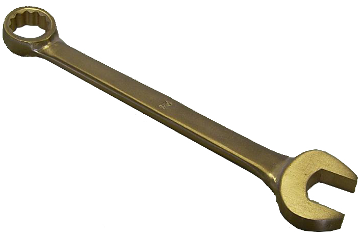 615489 WRENCH OPEN & 12POINT BOX 24MM, NON-SPARK BERYLLIUM COPPER