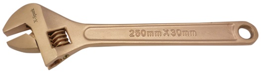 615624 WRENCH ADJUSTABLE NON-SPARK, BERYLLIUM COPPER ALLOY 250MM