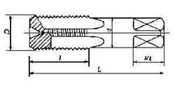 631457 TAP STRAIGHT FOR STRAIGHT PIPE, THREAD G3/4X14T HSS