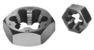 632119 DIE RETHREADING HEXAGON METRIC, COARSE M18XP2.50MM C. STEEL
