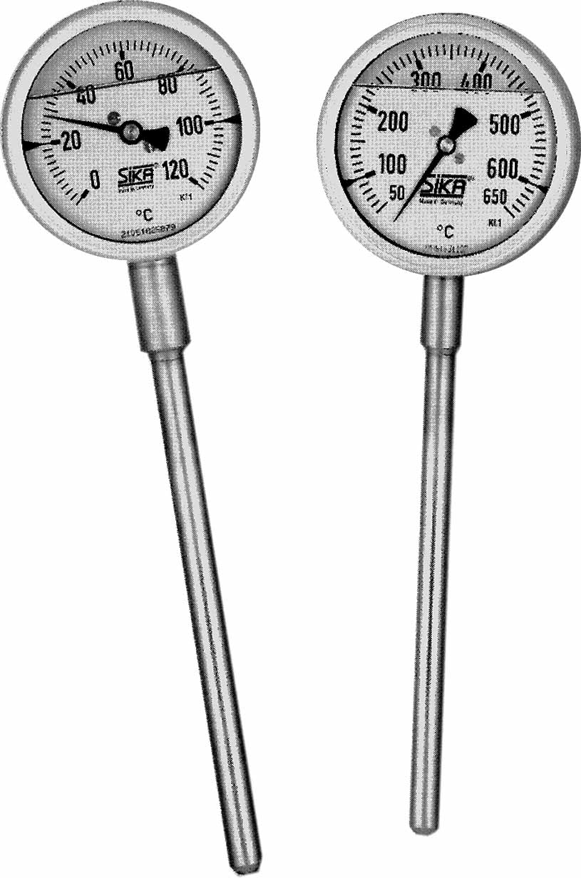 653416 THERMOMETER EXHAUST GAS DIRECT, DIA80MM REAR MOUNT L100MM 3/4