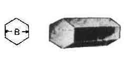 670210 STEEL HEXAGON COLD-FINISHED, 21MM 4MTR