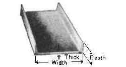 670573 STEEL CHANNEL HOT-ROLLED, 125X65X6MM 5.5MTR