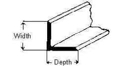 670616 STEEL EQUAL ANGLE HOT-ROLLED, 90X90X13MM 5.5MTR