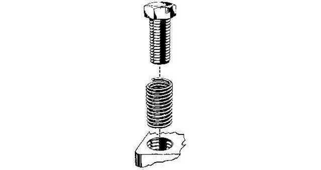 HELI-SERT STAINLESS STEEL, COARSE M3 X 0.5 X 6MM
