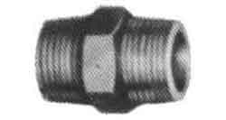 730907 NIPPLE HEXAGON MALLEABLE CAST, IRON GALV 1-1/4