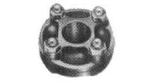 730967 FLANGE MALLEABLE CAST IRON, BLACK 2-1/2