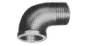 731736 ELBOW STREET STEEL 1 90DEG, THREADED FOR H.P. PIPE FITTING