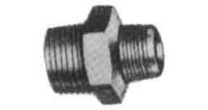731939 NIPPLE HEXAGON REDUCING STEEL, THREADED 2X1-1/4 FOR H.P. PIPE