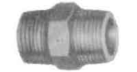 732352 NIPPLE HEXAGON BRASS 1/4, THREADED