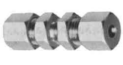 UNION BULKHEAD FLARELESS BRASS, 25MMXPF1