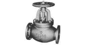 750209 GLOBE VALVE CAST-IRON FLANGED, F7305 5KG-300MM