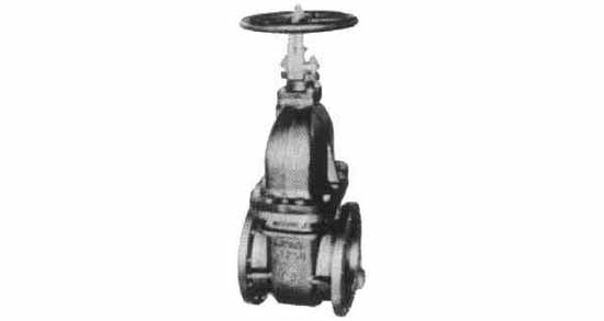 GATE VALVE CAST-IRON FLANGED, F7363 5KG-200MM