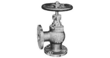 ANGLE VALVE SCREW DOWN CHECK, BRONZE FLANGED F7352 5KG-20MM