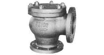 ANGLE VALVE LIFT CHECK C-IRON, FLANGED F7359 5KG-80MM