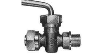 COCK UNION-END BRONZE F7387, 16KG-6MM