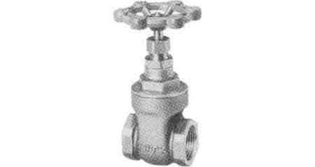 GATE VALVE BRONZE SCREWED, 150LBS PT1/2