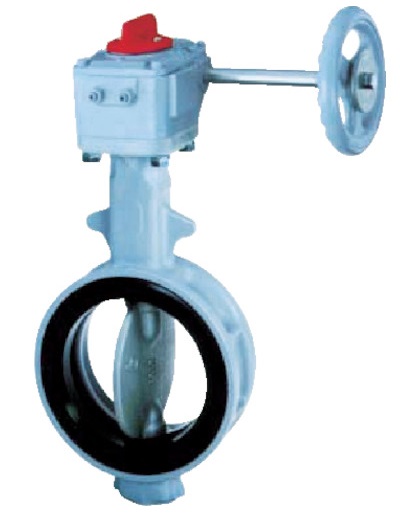 BUTTERFLY VALVE WAFER TYPE, W/WORM GEAR 3"